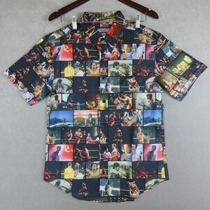RSVLTS Rocky 4 Button Shirt Kunuflex Mens Small Apollo Drago Balboa Fan S/S
